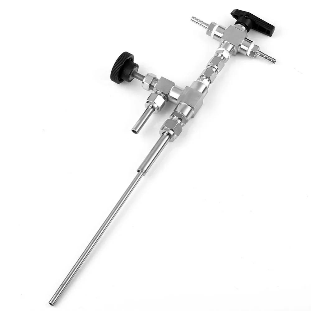 

304 Stainless Steel Counter Pressure Beer Bottle Filler Blow Off Valve Beer Brewing Homebrewing CO2 Kit Bar Tools