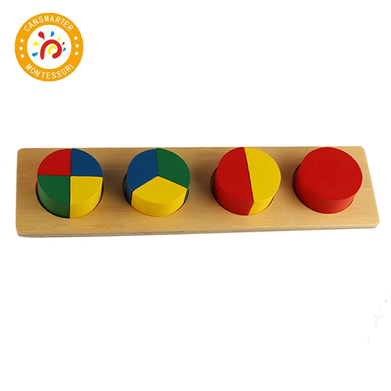 Монтессори Малыш Высокое качество игрушка Мульти-формы строительные блоки для раннего образования - Цвет: Circle multiple