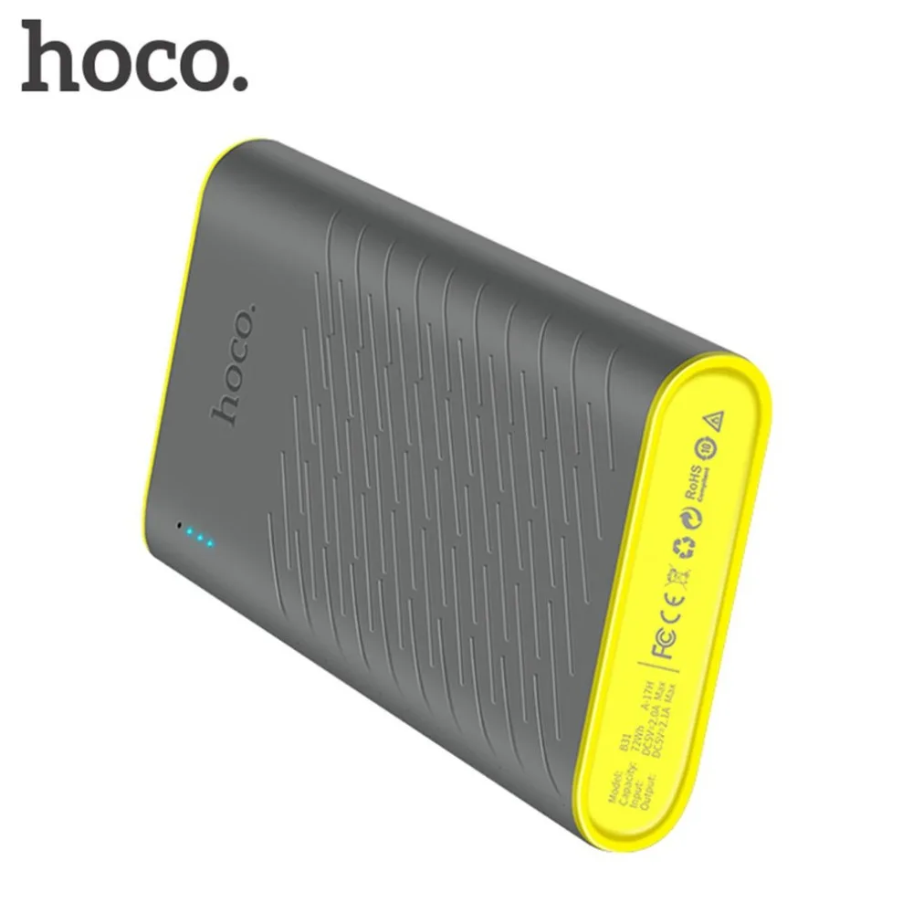 HOCO power Bank 20000mah портативный 18650 power bank Мобильный телефон power bank 20000 mAh быстрая зарядка внешний аккумулятор