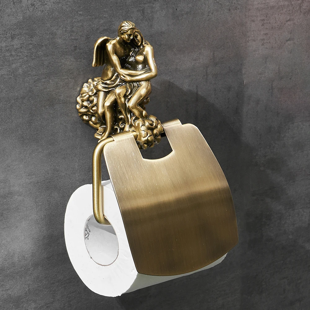 Wall Mount Romantic Bathroom Shower Hardware Accessories Set Towel Ring Robe Hook Toilet Paper Holder Towel Bar MB-0810B toilet paper holder bathroom hardware set bathroom hardware accessories