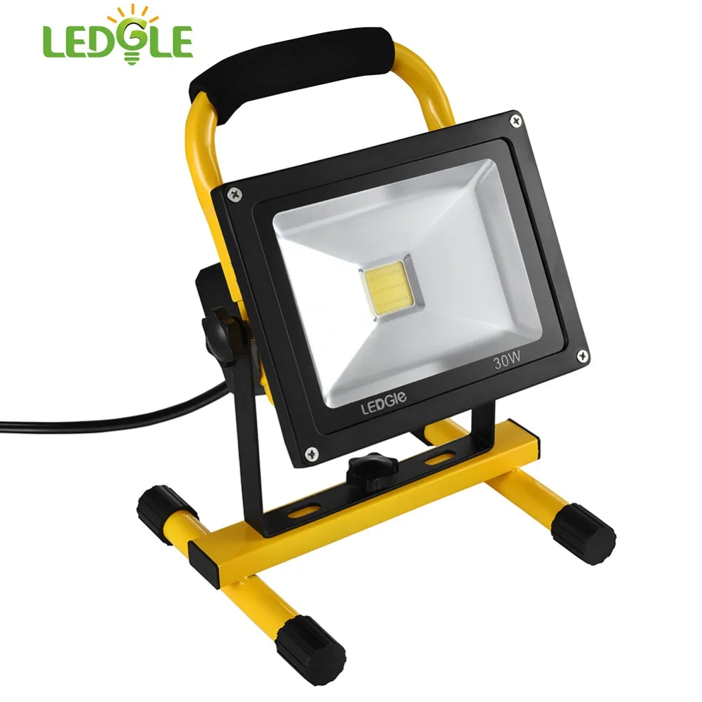 

LEDGLE 30W LED Flood Lamp Efficient Work Light Waterproof Floodlight 210W Traditional Flood Lamp Equivalent 2500lm