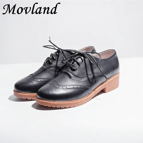 Movland/Новые весенние винтажные туфли ручной работы из натуральной кожи