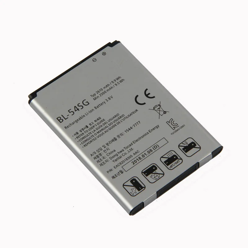 Оригинальный BL 54SG Аккумулятор для LG G2 F320 F340L H522Y 2610mAh F260 D728 D729 H778 H779 D722 lg90