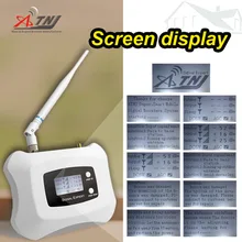 LCD display! WCDMA 3G 2100MHz cellphone signal repeater 3g cellular signal repeater amplifier Only Booster
