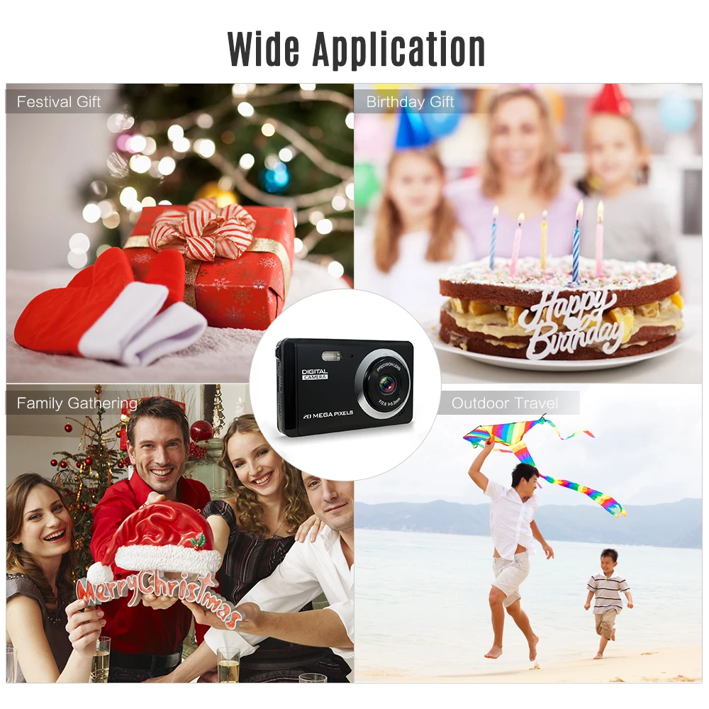 HD Mini Digital Video Camera Camcorder 3" LCD 8 Mega Pixels Voice Video Recorder Anti-shake Video Camera Birthday New Year Gift
