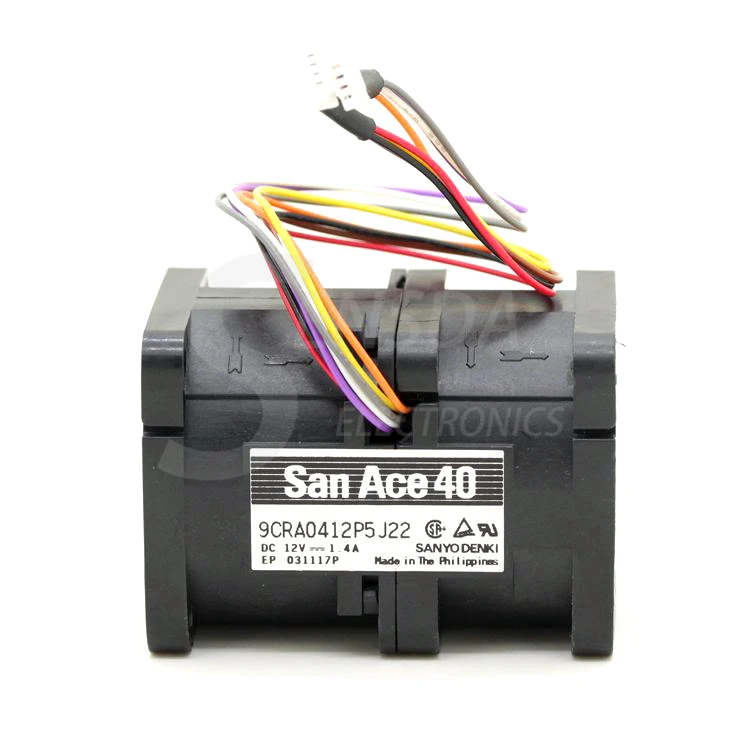 Для Sanyo Original 9CRA0412P5J22 DC 12 В 4056 а 4 см 40 мм 1U чехол инвертор сервера осевой вентилятор