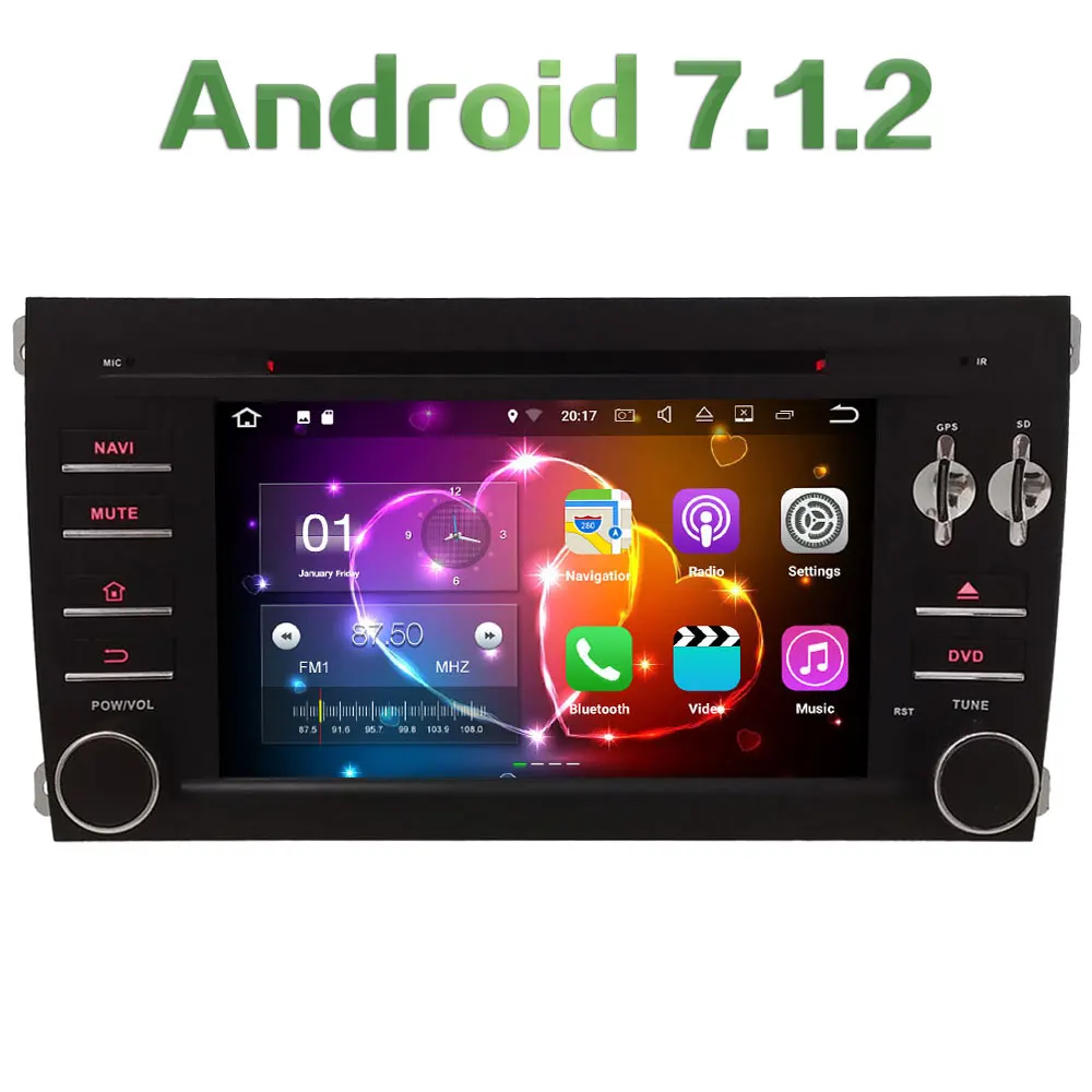 7 Quad Core Android 7 1 2 2GB RAM 3G 4G WIFI DAB SWC Car DVD