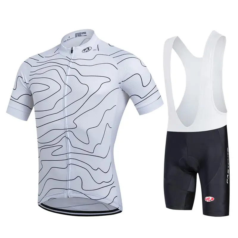 

Fastcute Team Men Cycling Suit Short Sleeve Cycling Wear Men Summer Cycling Gel Pad Maillot Ciclismo MTB Riding Wear