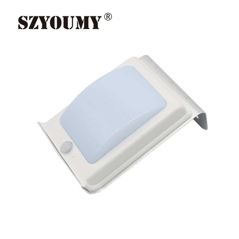 

SZYOUMY LED Solar Lamp Sensor Waterproof Solar 16 LEDs Street Light Outdoor Path Wall Lamp Security Spot Lighting Body Induction