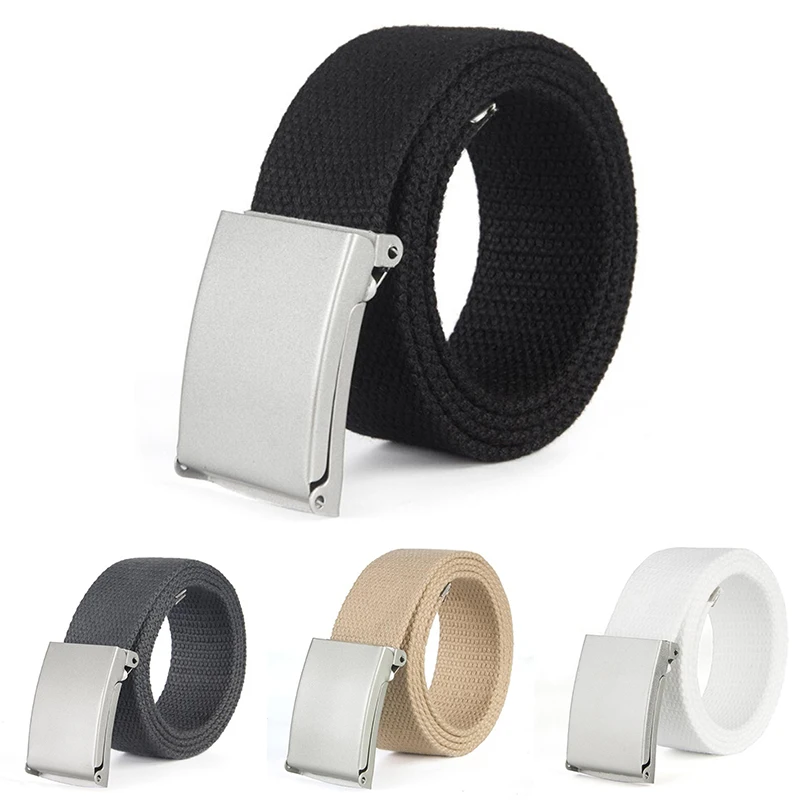 

Mens Military Waist Canvas Belts Automatic Buckle Nylon Belt Male Army Tactical Belt High Quality Strap