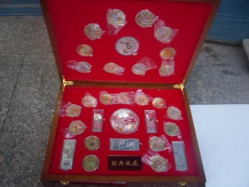 

Collection Chinese government-issued Snake Year(2013) multicolour coin ,Silver snake dance,Classic Collection,30 piece(Set)