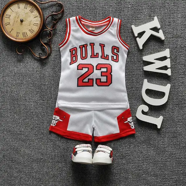 Toddler Boy Summer Clothes Children's Basketball Uniform Baby Girl