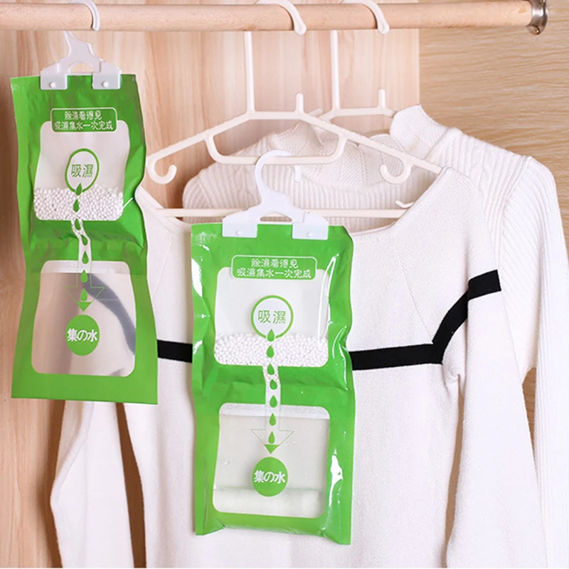 

GXZ 150g Mini Dehumidifier For Home Wardrobe Hangable Clothes Dryer with Desiccant Moisture Absorber Bag