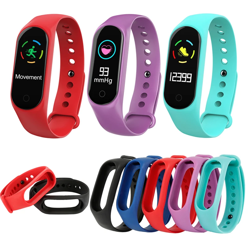 

2019 New High Quality Silicone Watch Band Bracelet Wrist Strap Replacement for M3s Smart Watch Accessories