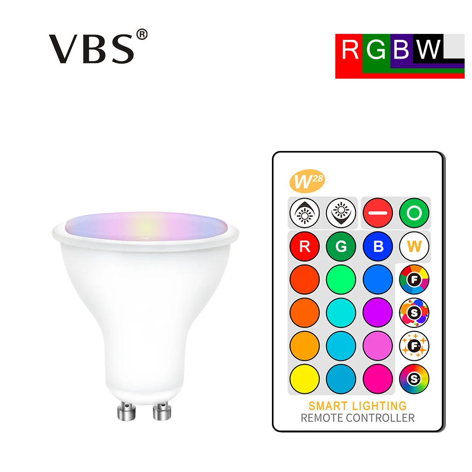 Светодиодная лампа GU10 RGB 8W RGBW RGBWW 5050 Ampoule Led 220V 110V Bombillas GU 10 16 цветов лампы с