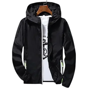 

ZACOO Men/Women Waterproof Windbreaker Jacket Hoodie Casual Sports Outwear Coat san0
