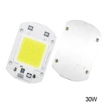 20 Вт 30 Вт 50 Вт светодиодный чип 110 В 221 В светодиодный COB ламповый чип вход IP65 Smart IC подходит для DIY светодиодный прожектор светильник