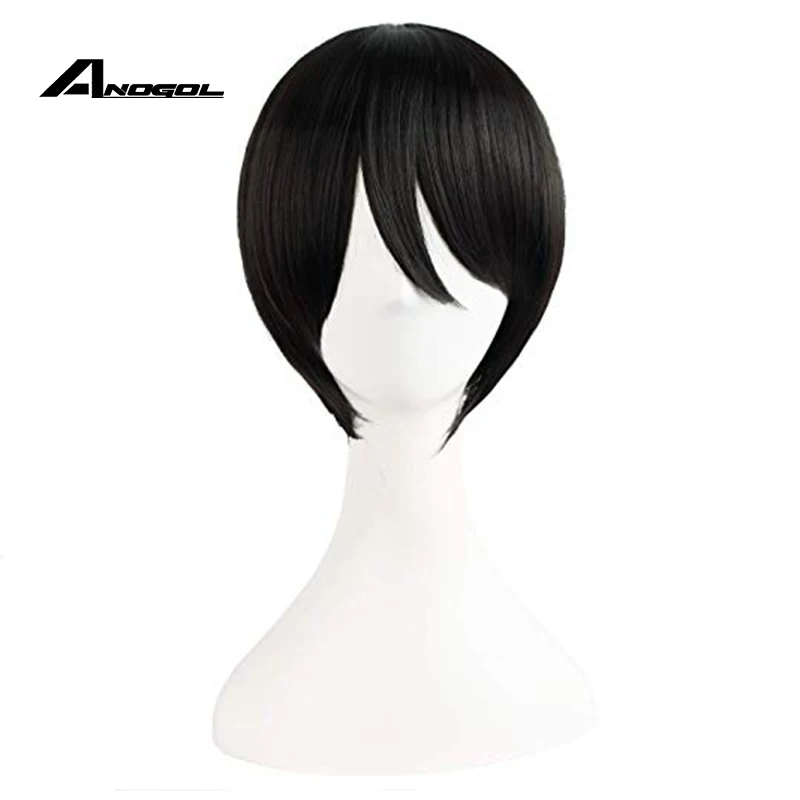 Skup Anogol Brand New LoveLive! Nico Yazawa podwójny klip kucyk czarna peruka syntetyczna cosplay na japońskie anime do odgrywania ról + czapka z peruką
