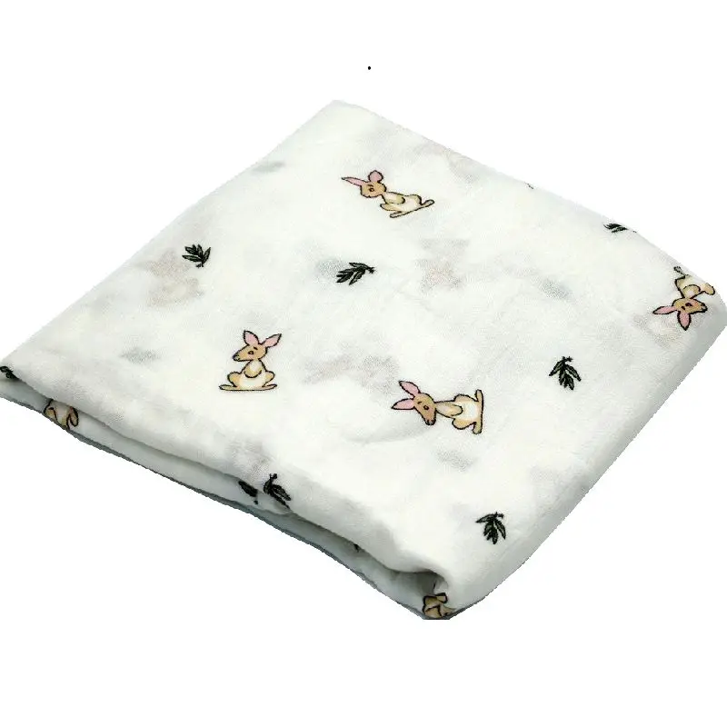 100 Bamboo Fiber Kangaroo Bear Muslin Blanket Baby Bedding Bath Towels