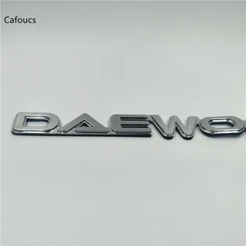 

For Daewoo Nameplate Emblem Rear Trunk Lid Chrome Logo Badge Symbol Sign Stickers
