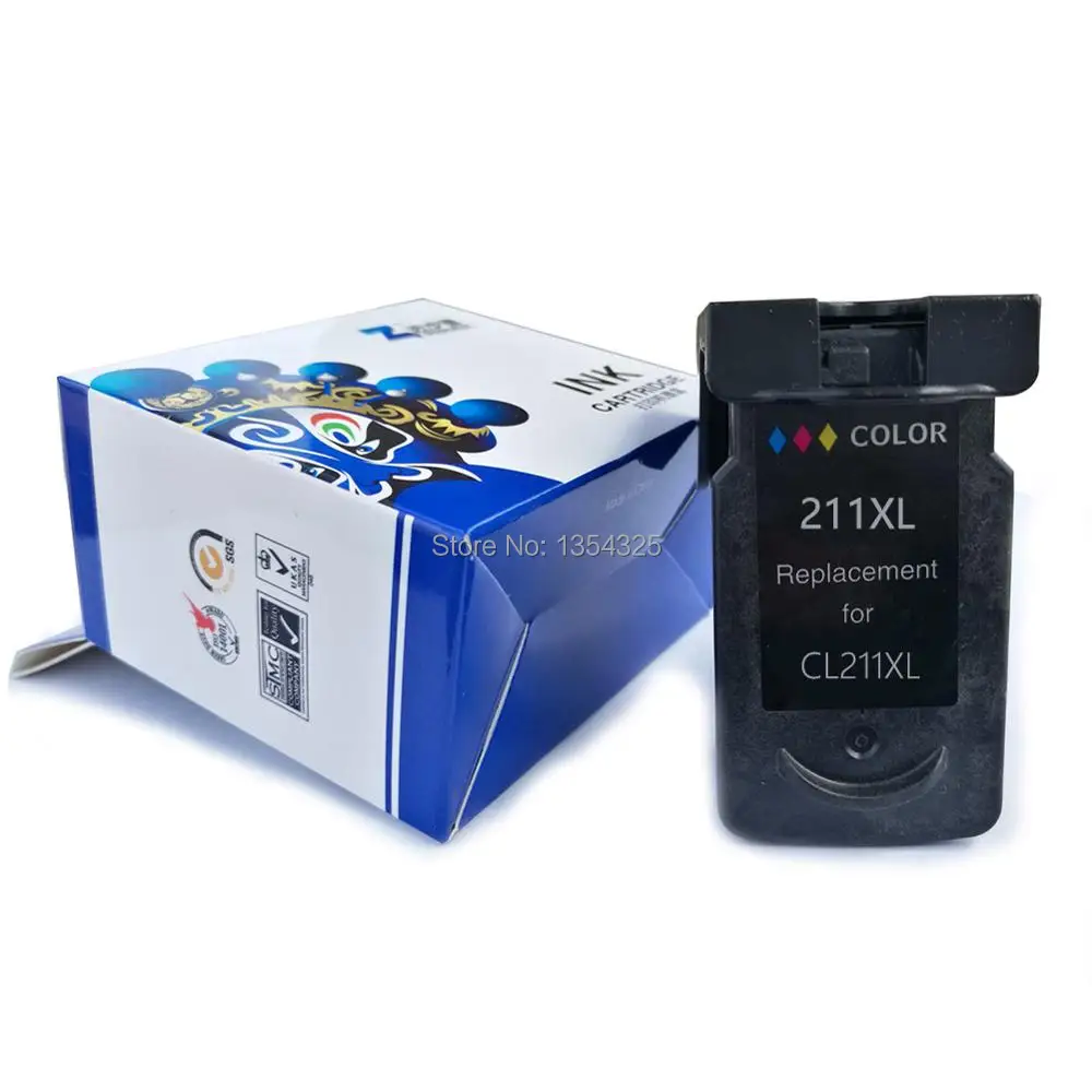 PERSEUS Ink Cartridge For Canon CL 211XL CL211 Tri Color High Yield work with PIXMA MP240 MP250