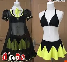 ¡ Nuevo! japanese anime cosplay costume set completo sexy fashion dress traje de baño bikini falda ropa de mujer