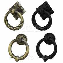 Nice 1 SET Vintage Cabinet Knobs Drawer Dresser Door Bin Cupboard Drop Ring Pulls Handle #L057# new hot