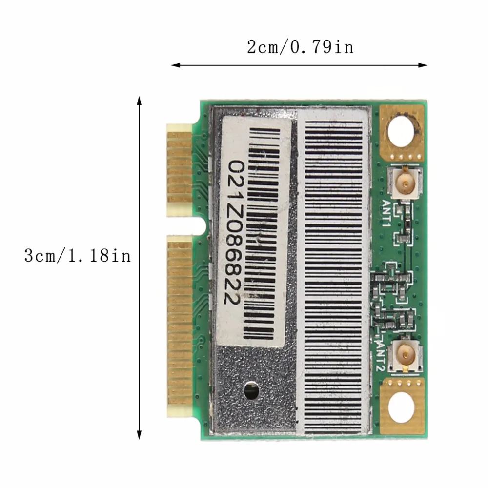 AR9285 AR5B95 половинной высоты Mini PCI-E 150 Мбит/с Беспроводной WLAN WiFi карта для Atheros