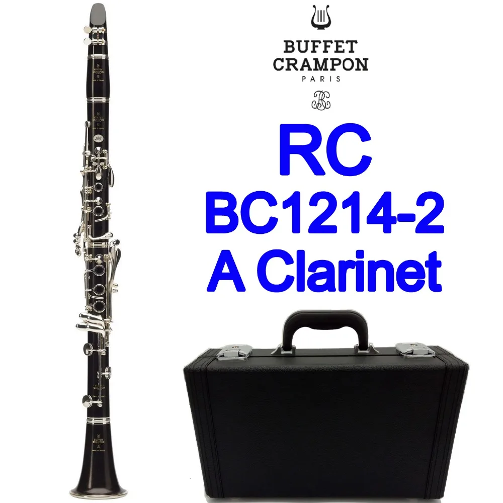 

Buffet Crampon Professional Ebony Blackwood Clarinet RC A Clarinets 17 Keys Musical Instruments Mouthpiece Reeds Accessories