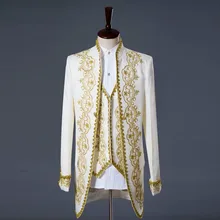 Мужские костюмы в стиле Корта, смокинг, платья из трех предметов, прямые европейские и американские костюмы, мужские сценические костюмы