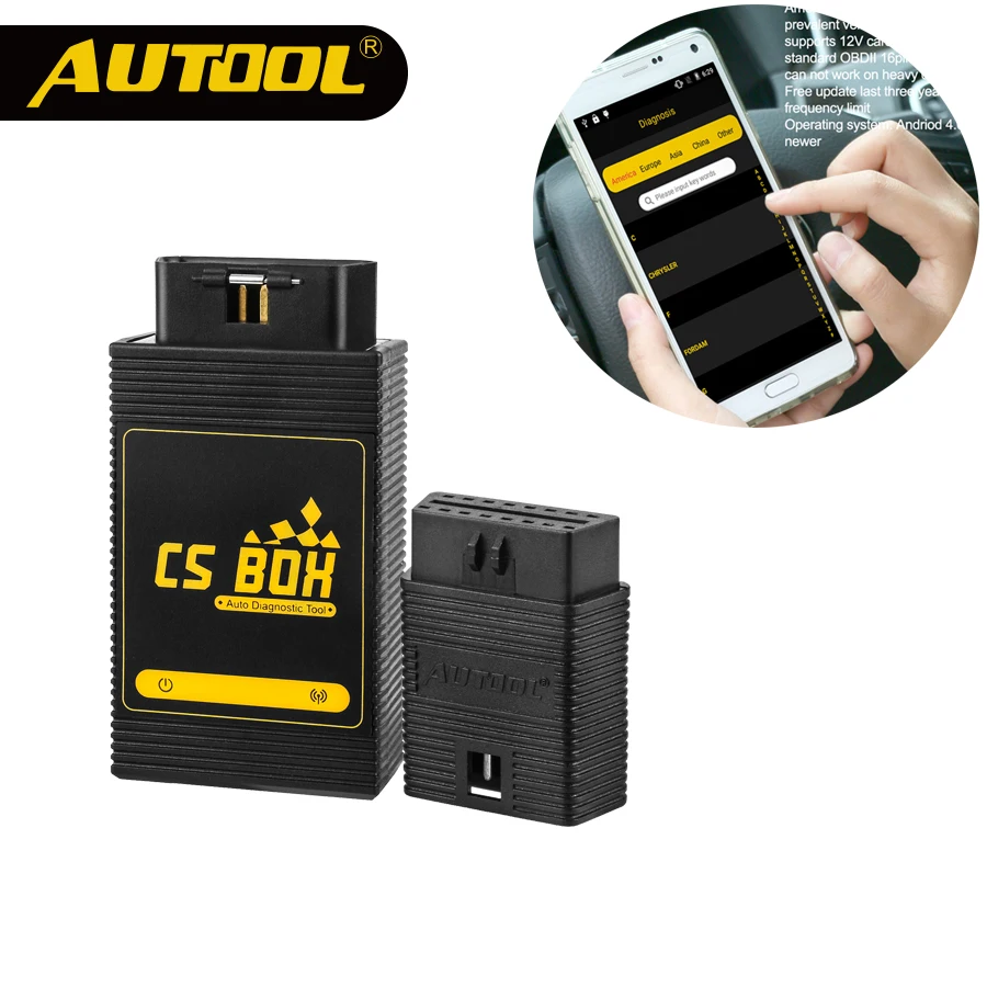 AUTOOL CS BOX Easy Diag Mdiag OBDII диагностическая мульти система и т. д. Подушка безопасности ABS ключ кодирования сканер Bluetooth подключение Android запуск