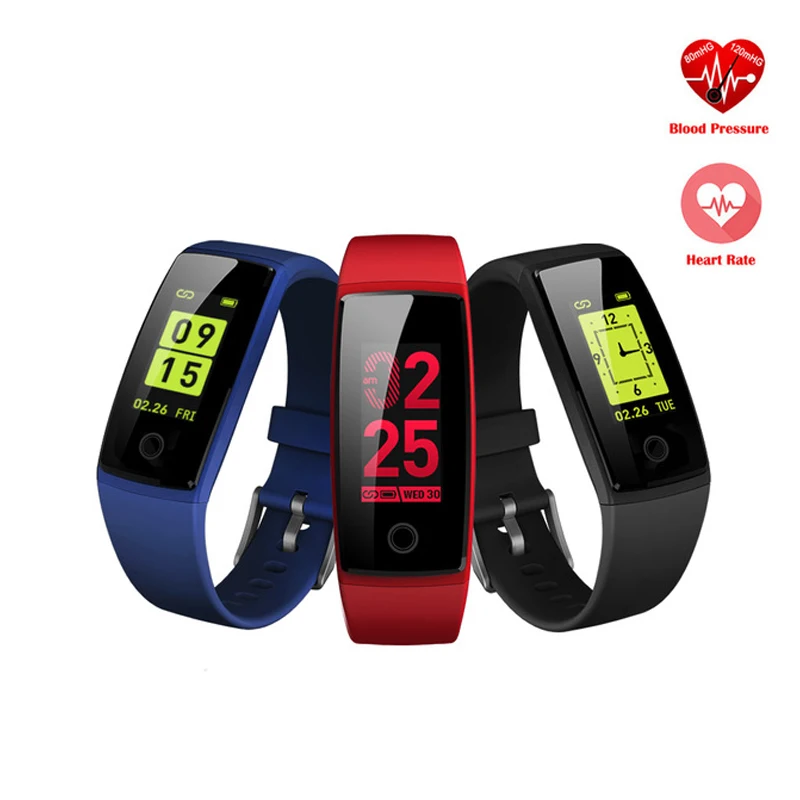 

Smart Wristband Fitness Bracelet 0.96 OLED Screen Heart Rate Monitor Smart watch Band Activity Tracker Pedometer Blood Pressure