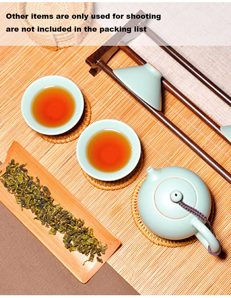 Японский дзен стиль чайные коврики бамбуковые плетеные скатерти шторы подносы покрытие стола чайный набор кунг-фу домашний декор кофейная скатерть
