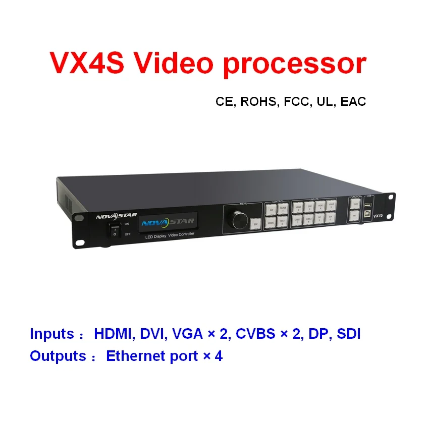 VX4S Novstar светодиодный видеопроцессор профессиональный дисплей контроллер для