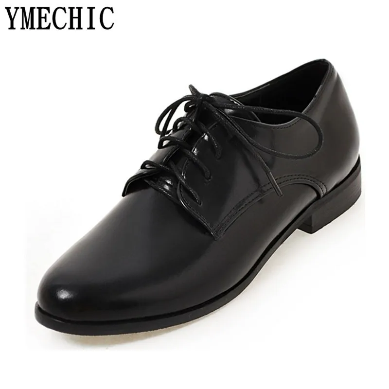 Женские Классические балетки YMECHIC 2018 белые красные черные повседневные туфли на