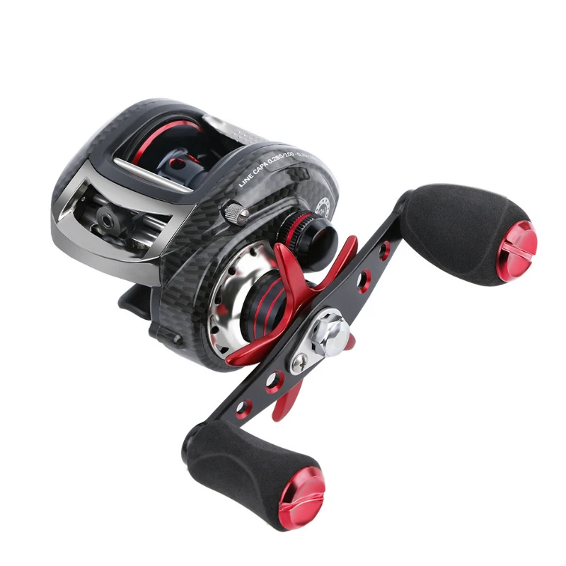 

Metal Spinning Fly Fishing Reel 12+1BB High Speed 6.3:1 Baitcasting Lure Wheel Reals Left Hand Right Hand Baitcast Casting Reel