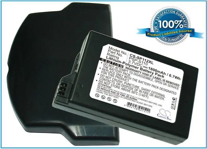2020 новый аккумулятор 1800mAh для SONY Lite PSP 2th PSP-2000 PSP-3000 PSP-3004 Silm | Электроника