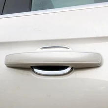 For Ford Expedition 2018 2019 Car Styling Exterior Chrome Door Handle Bowl Cover Frame Cover 4pcs