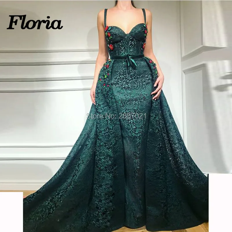 

Arabic Dark Green Evening Dresses 2018 Dubai Turkey Islamic Aibye Muslim Party Prom Dress For Weddings Moroccan Kaftan Gowns