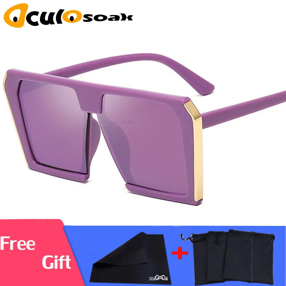 New Oversize Square Sunglasses Women Double Colors Frame Mirror Shades 2019 Vintage Brand Design Big Frame Sun Glasses Femme New Oversize Square Sunglasses Women Double Colors Frame Mirror Shades 2019 Vintage Brand Design Big Frame Sun Glasses Femme
