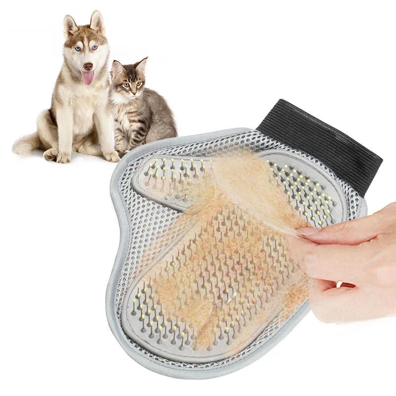 Pet Cat Hair Brush Glove for Cats Hair Grooming Cleaning Brush Mesh Dogs Comb Massage Remove Pet