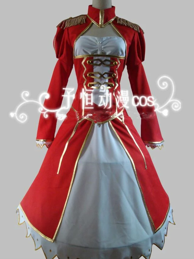 

Fate/stay night saber fate extra Cosplay Costume For women Free Shipping