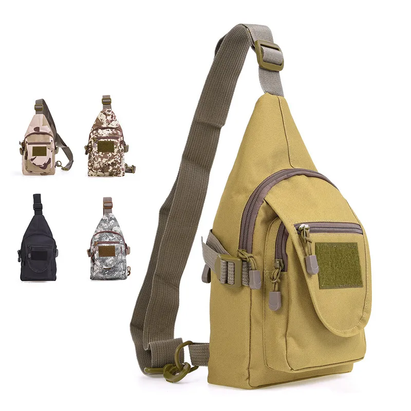 

Fashion Camouflage One Shoulder Backpacks Triangle Bagpack Crossbody Chest Pack Men Single Shoulder Backpack