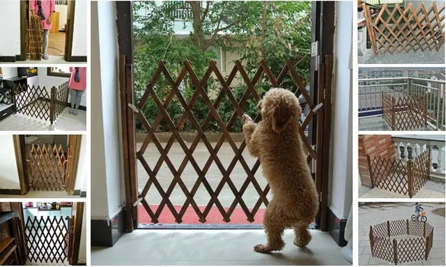 indoor dog fence door 1pcsset pet fence gate free standing adjustable dog wooden wood indoor indoor dog fence door 1pcsset pet fence gate free standing adjustable dog wooden wood indoor
