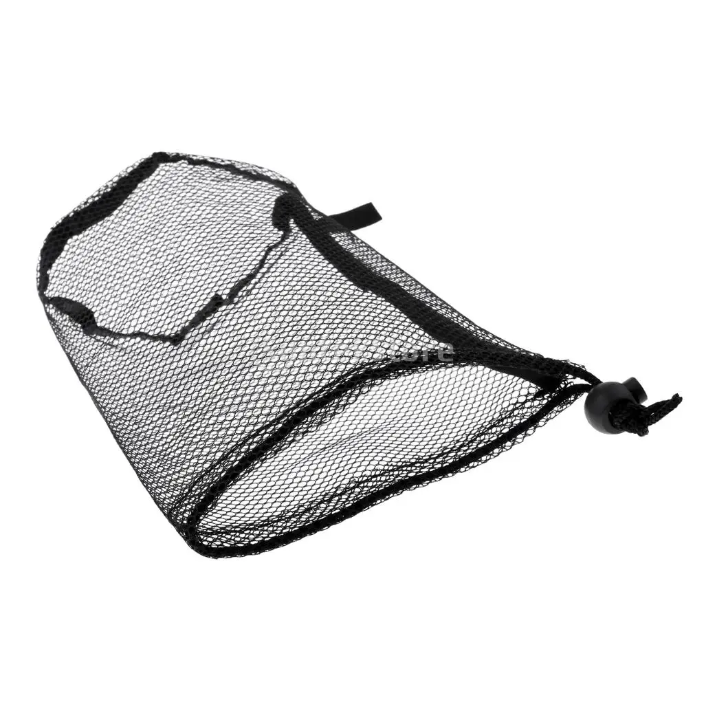 Mesh Net Golf Ball Pouch / Golf Ball Collector, Tennis Balls Storage Bag Black