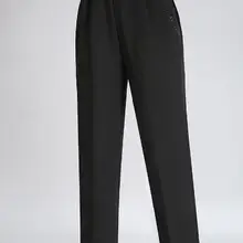Бархатные брюки-туника больших размеров, повседневные свободные женские брюки с эластичной резинкой на талии, теплые женские зимние брюки большого размера LJ90