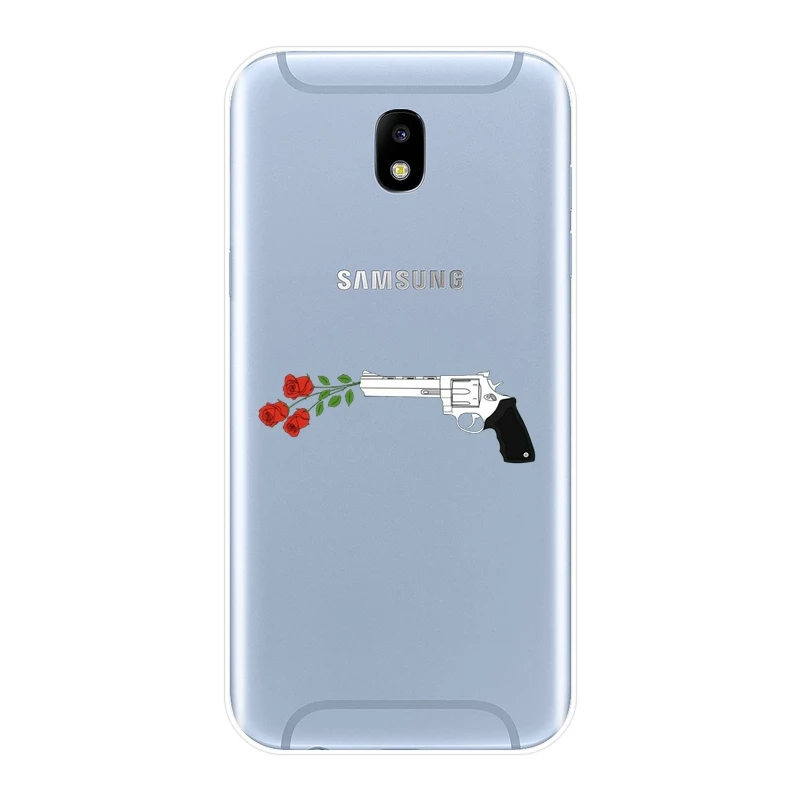 Задняя крышка из ТПУ для Samsung Galaxy J4 J6 J8 Plus мягкий силиконовый розовый чехол