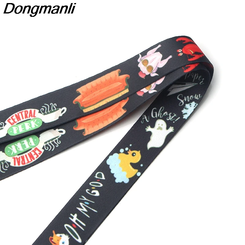 P3086 Dongmanli Friends tv Show Lanyard бейдж ID Lanyards/веревка для мобильного телефона/ремешок для ключей аксессуары для шеи