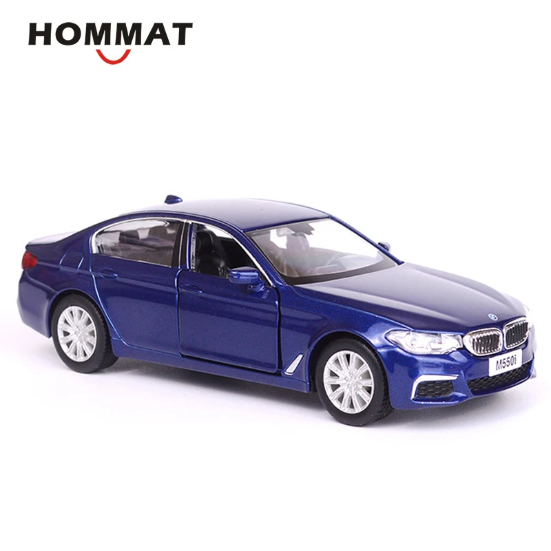 HOMMAT Simulation 1:36 M550i Sedan Car Model Alloy Diecast Toy Vehicle Model Car Collection Gift Toys For Children Pull Back