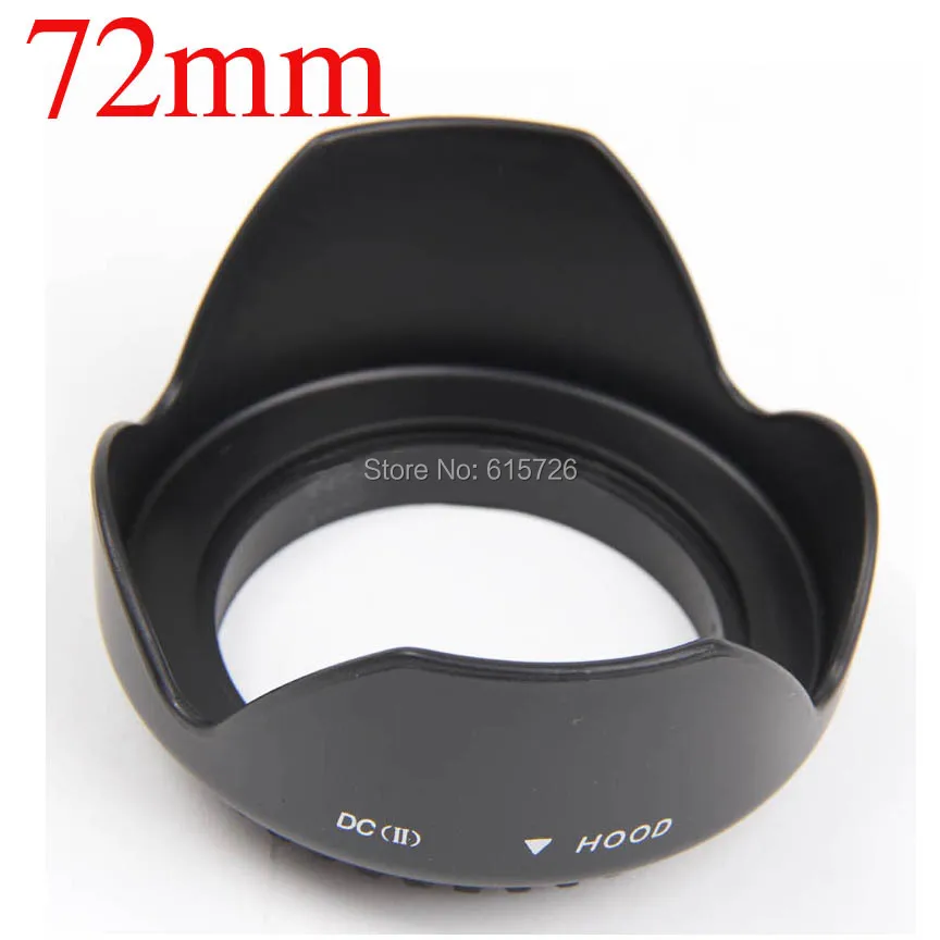 Easy Hood 72mm Lens Hood 72mm Universal Snap-on Reversible Lens Hood for Canon Nikon Sony Fuji Olympus Pentax 18-135mm EF-S Lens